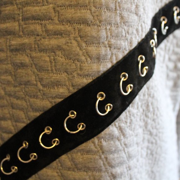 Mark by Avon Sweatshirt-Inspired Mini Dress with Hardware, Small - Picture 4 of 10